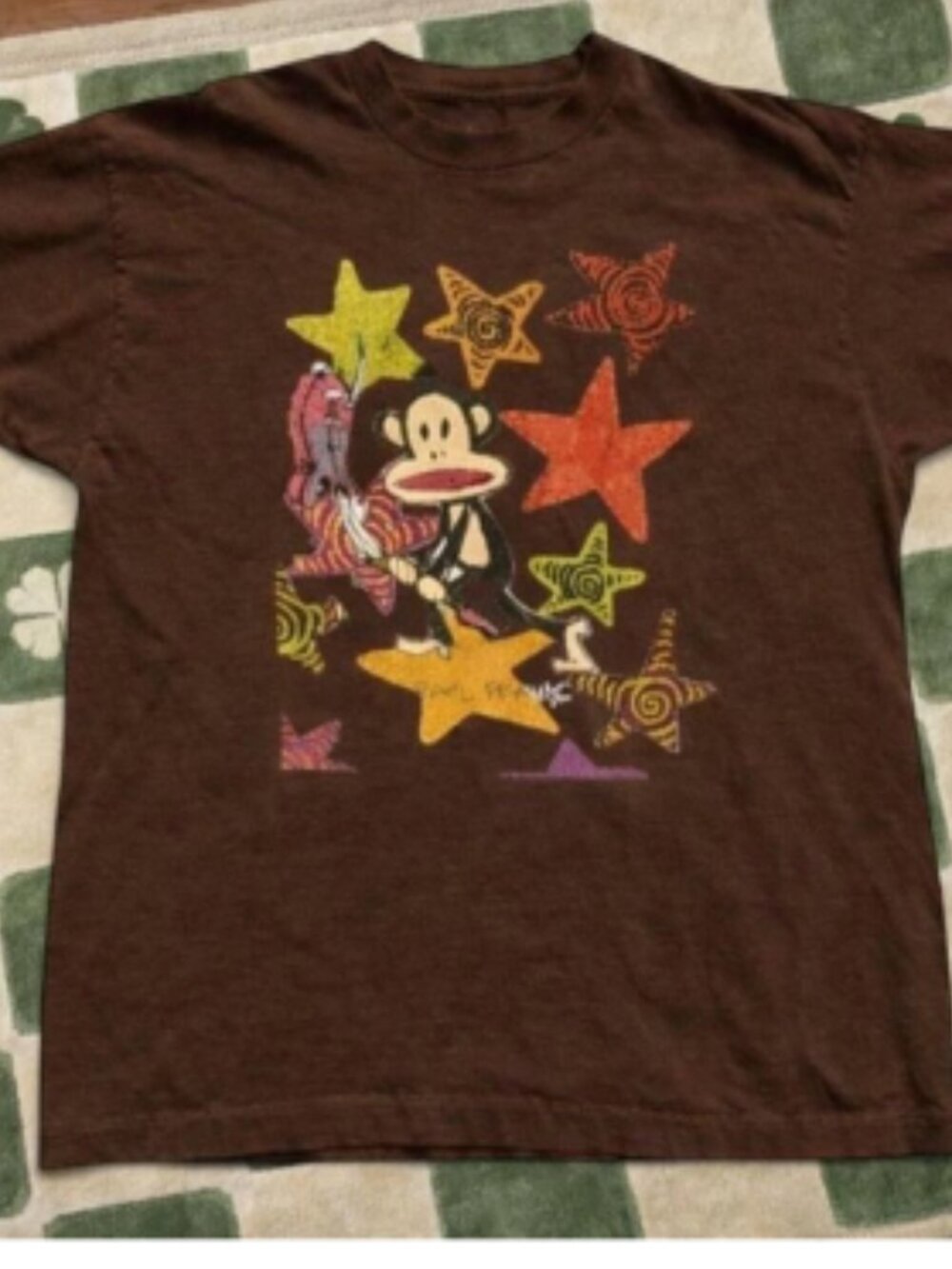 Brown - Paul frank with colorful stars T-Shirt